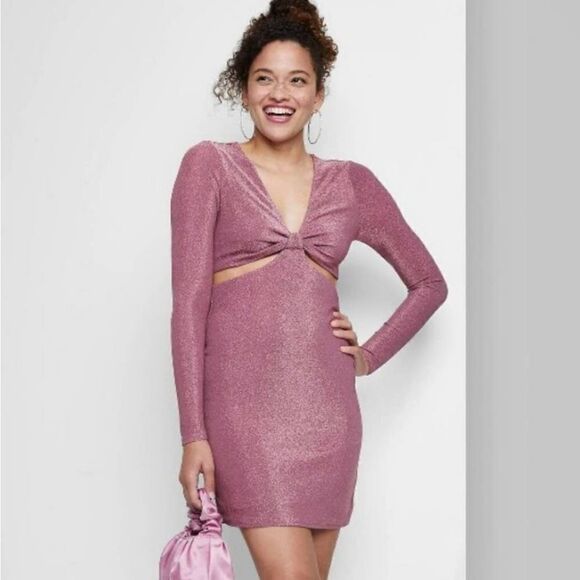 NWT Wild Fable Cut-out Bodycon dress - Picture 2 of 7